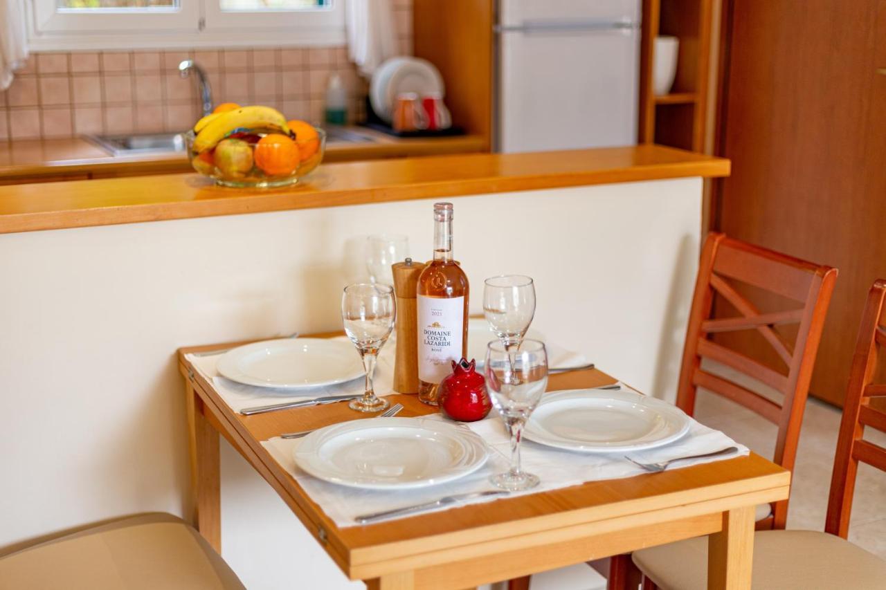 Dimeli Junior Apartment At The Beach Barbati Exteriör bild